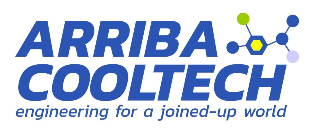 Arriba Cooltech logo design